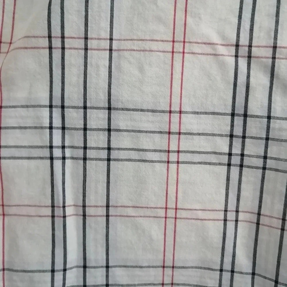 Equipment Kiera Tie Front Button Up Plaid Blouse Lightweight Cotton Large - Picture 11 of 16
